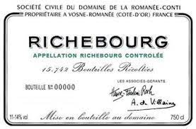 - Richebourg Grand Cru DRC :
